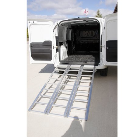 Erickson 45"X69" Tri-Fold Aluminum Ramp 1500 lb MaX 07458